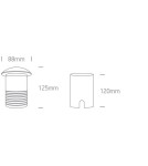 Overhead and ground lights - One Light recessed walkway lamp path garden Mallota 4 69016AG IP67 - product 3