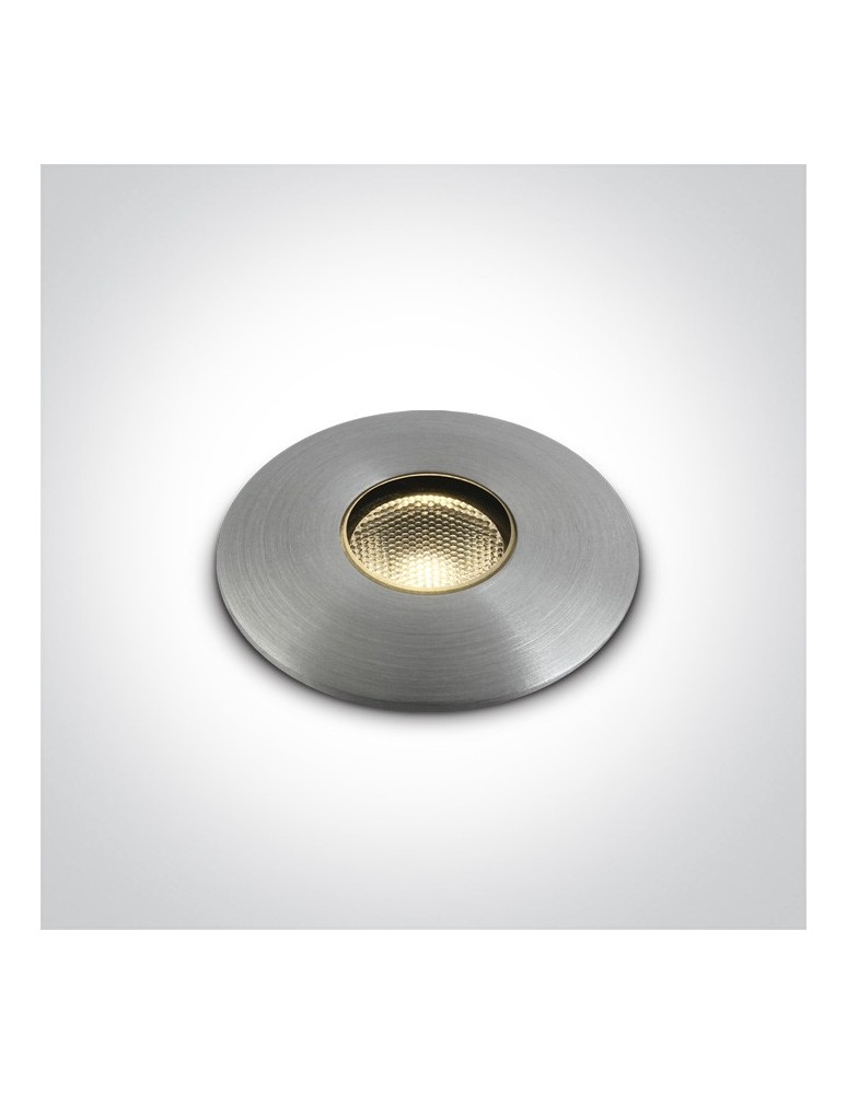 Overhead and ground lights - One Light LED outdoor aluminium recessed garden façade path Graikos 69042/AL/W IP67 - product kolory-swiatla.pl 1