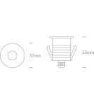 Overhead and ground lights - One Light LED outdoor aluminium recessed garden façade path Graikos 69042/AL/W IP67 - product 2