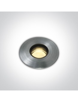 One Light wpust LED do oświetlenia ogrodu ścieżki chodnika Emiali 69042M/AL/W IP67