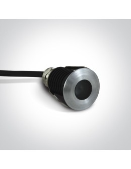 One Light wpust LED do oświetlenia ogrodu ścieżki chodnika Emiali 69042M/AL/W IP67 - produkt 2