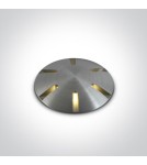 Overhead and ground lights - One Light LED garden pathway walkway aluminum drain Diaselo 6 69044/AL/W IP67 - product 1