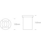 Overhead and ground lights - One Light LED outdoor recessed adjustable pathway sidewalk facade Verga 69046G IP67 - product 3