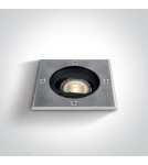 Overhead and ground lights - One Light LED inlet stainless steel adjustable garden walkway path Toumpia 69048G IP67 - product 1