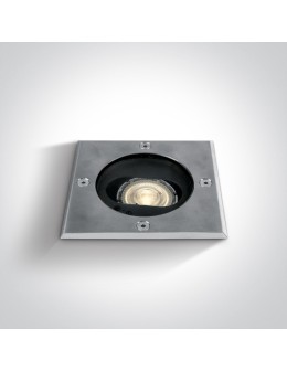 One Light wpust LED nierdzewny regulowany ogród chodnik ścieżka Toumpia 69048G IP67