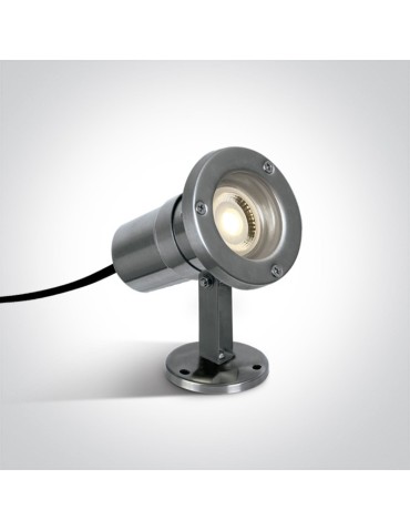 One Light stainless steel garden spotlight Platsa 7008A IP65