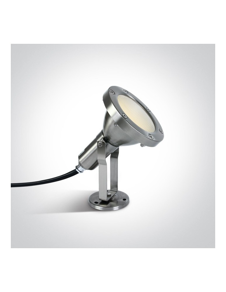 Outdoor spotlights and floodlights - One Light Nikon 7010 stainless steel garden floodlight IP65 - product kolory-swiatla.pl 1