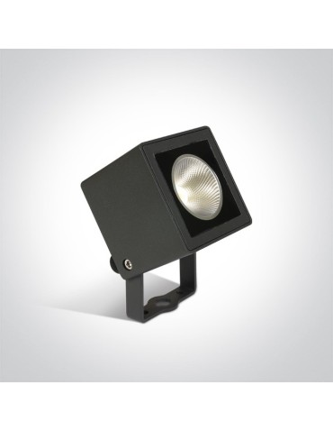 One Light LED spotlight cube garden light Borgone 7052/AN/W IP65