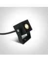 One Light LED floodlight for garden lighting Vanzone 7052B/AN/W IP65