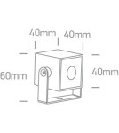 Outdoor spotlights and floodlights - One Light LED floodlight for garden lighting Vanzone 7052B/AN/W IP65 - product 2