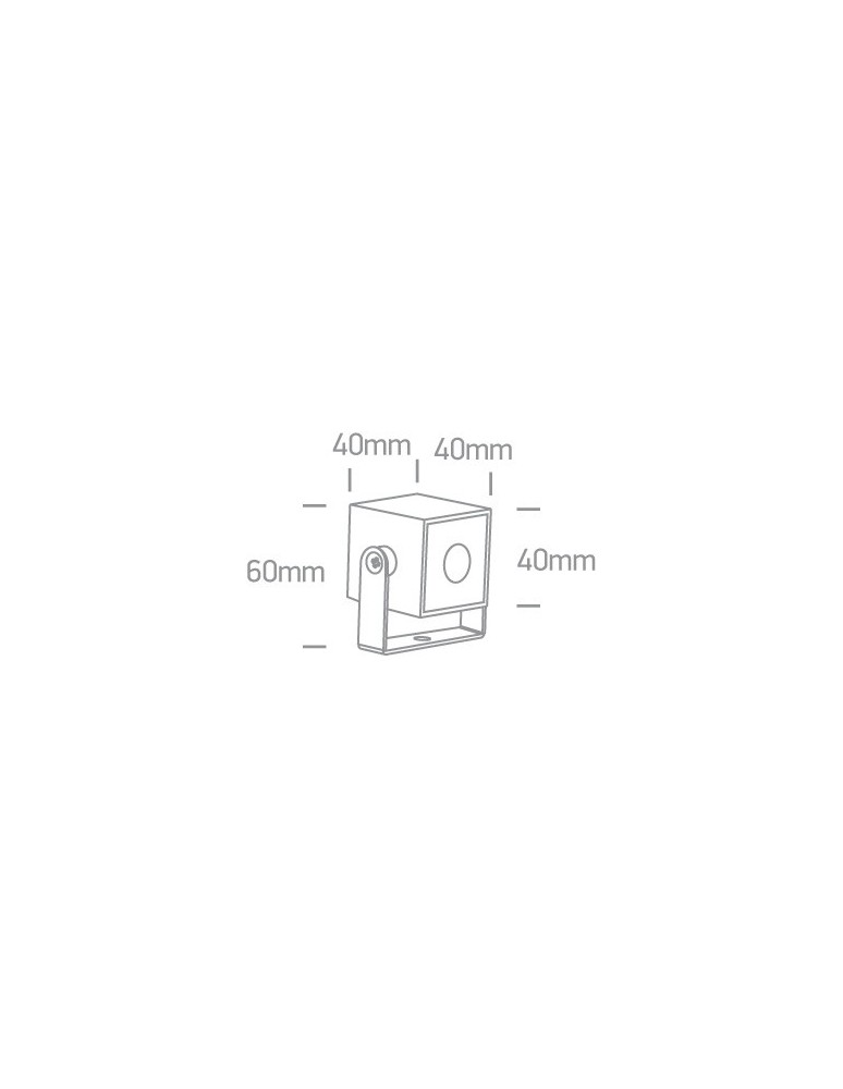 Outdoor spotlights and floodlights - One Light LED floodlight for garden lighting Vanzone 7052B/AN/W IP65 - product kolory-swiatla.pl 2