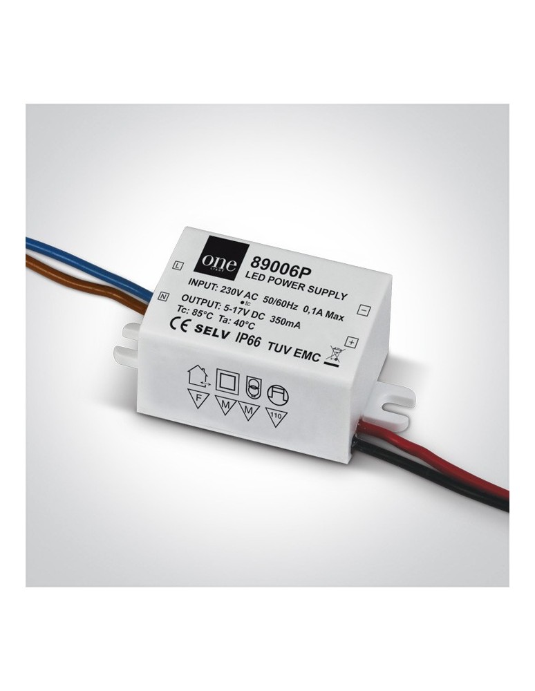 LED power supplies - One Light LED power supply 350mA/amps 2-6W - product kolory-swiatla.pl 1