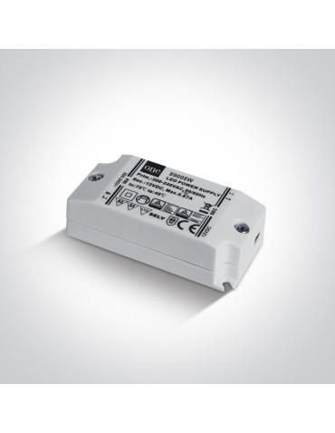 One Light LED power supply 8W 12V DC
