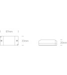 LED power supplies - One Light LED power supply 8W 12V DC - product 2