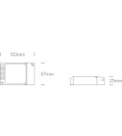 LED power supplies - One Light LED push to dimm 27W 1-10V power supply - product 2