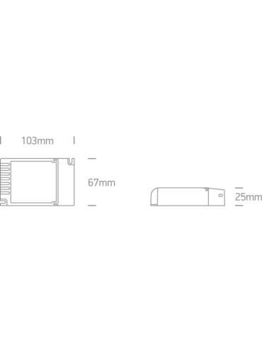 One Light zasilacz LED push to dimm 27W 1-10V - produkt 2
