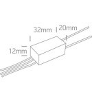 LED power supplies - One Light dimmable PWM power supply 9-36V 700mA - product 2