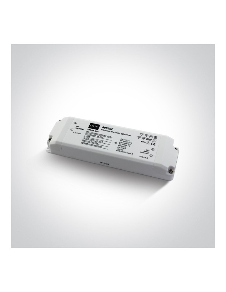 LED power supplies - One Light LED power supply 500mA/ LED fixtures 14-28W - product kolory-swiatla.pl 1