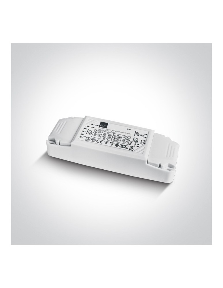 LED power supplies - One Light dimmable push to dimm 30W 24V DC 1-10V power supply - product kolory-swiatla.pl 1