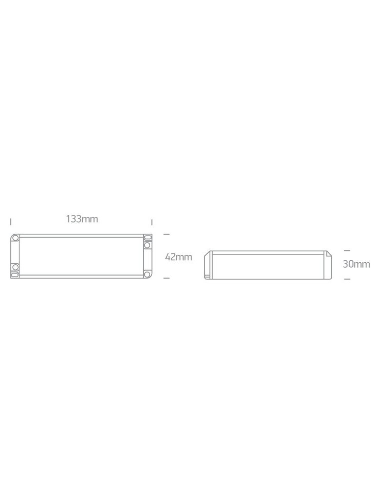 LED power supplies - One Light 30W 12V DC constant voltage LED power supply unit - product kolory-swiatla.pl 2