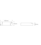 LED power supplies - One Light power supply for LED panels 48W 1200mA - product 2