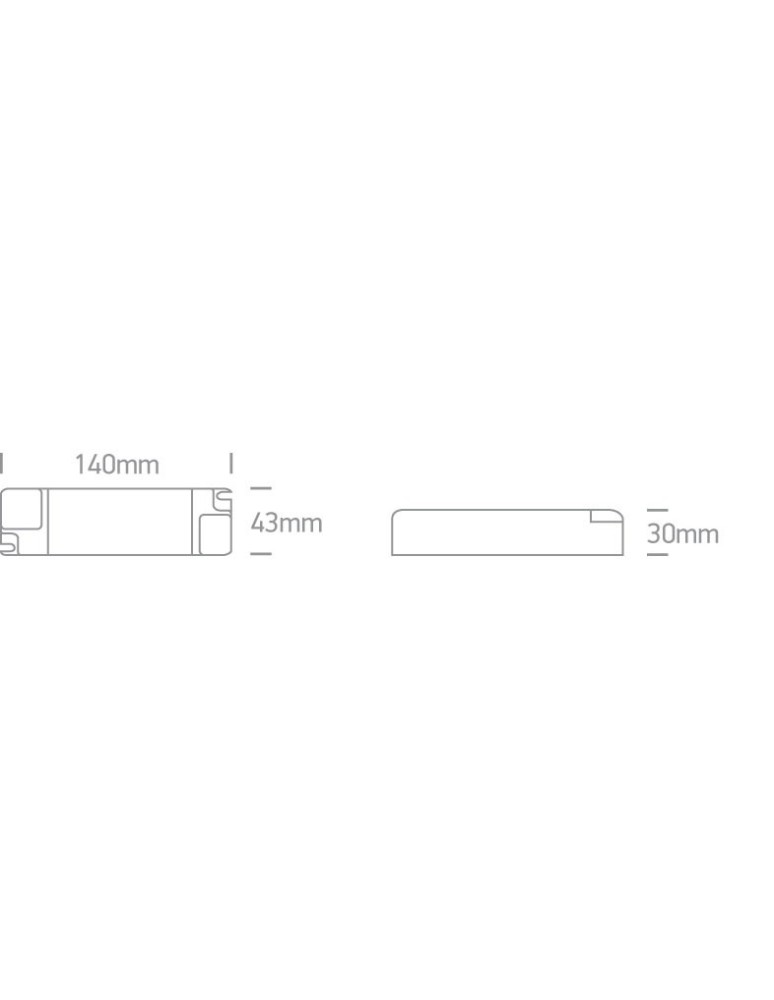LED power supplies - One Light power supply for LED panels 48W 1200mA - product kolory-swiatla.pl 2