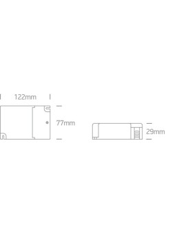 One Light dimmable LED power supply for 1200mA 32-48W LED fixtures - product 2