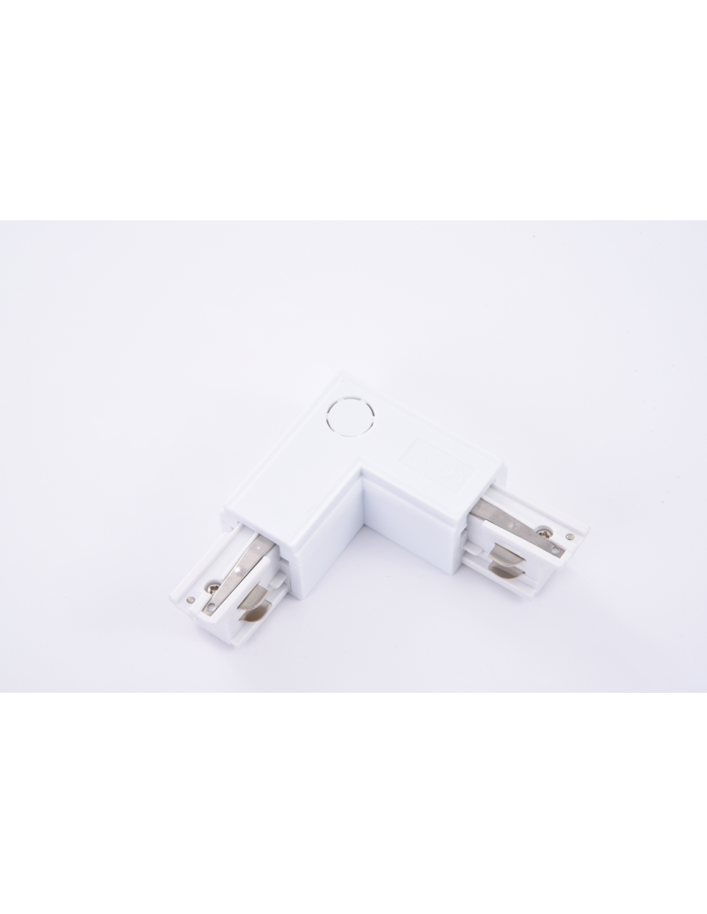 Accessories for 3 phase busbars - Azzardo Corner Connector White right angle connector AZ2986 - product kolory-swiatla.pl 1