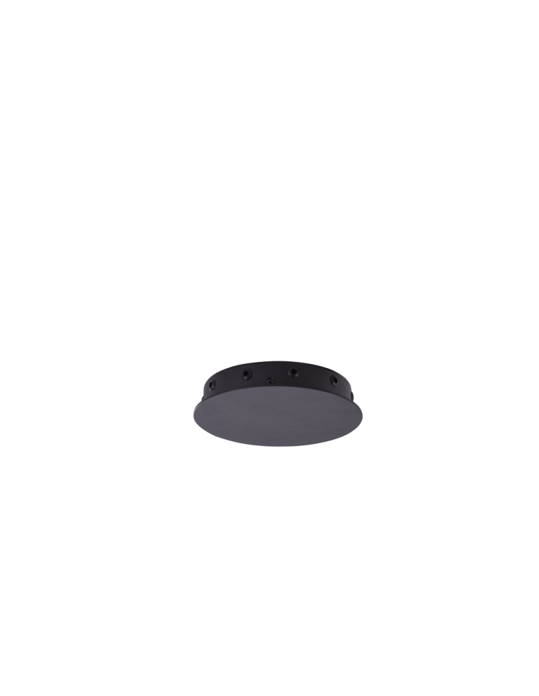 Headliners Wires Fixtures - Azzardo ZIKO BASE 10 BLACK Ceiling Base Black AZ2905 - product kolory-swiatla.pl 1