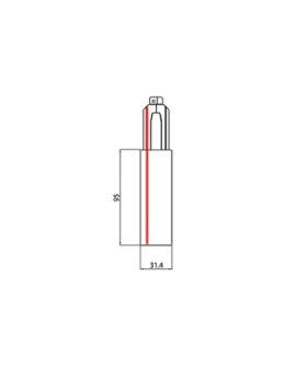 Stucchi Supply end white right 9002/W - product 2