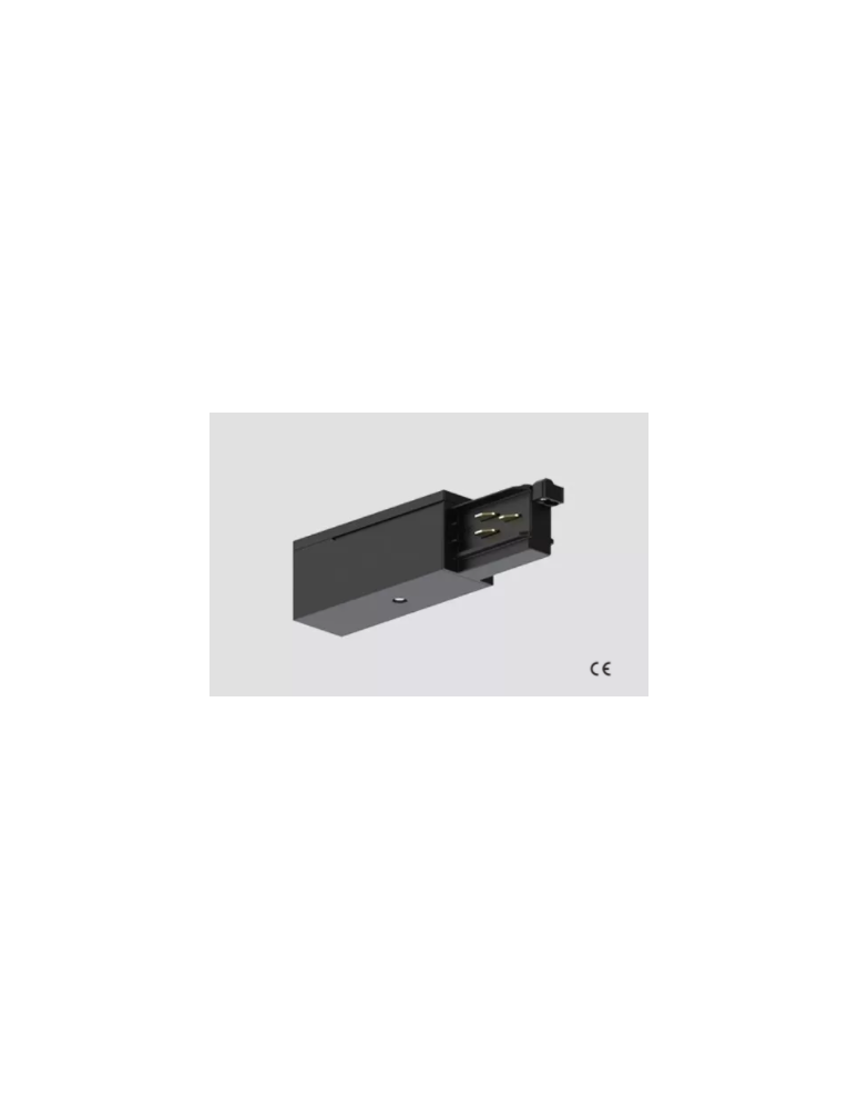 Accessories for 3 phase busbars - Stucchi Supply end white left 9001/W - product kolory-swiatla.pl 1
