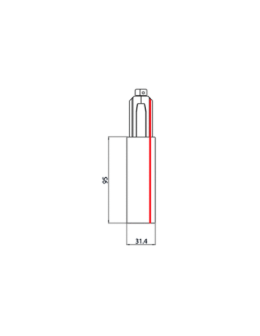 Stucchi Supply end black left 9001/B - product 2