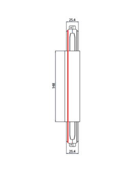 Stucchi Łącznik szyn zasilający biały 9010/W - produkt 2