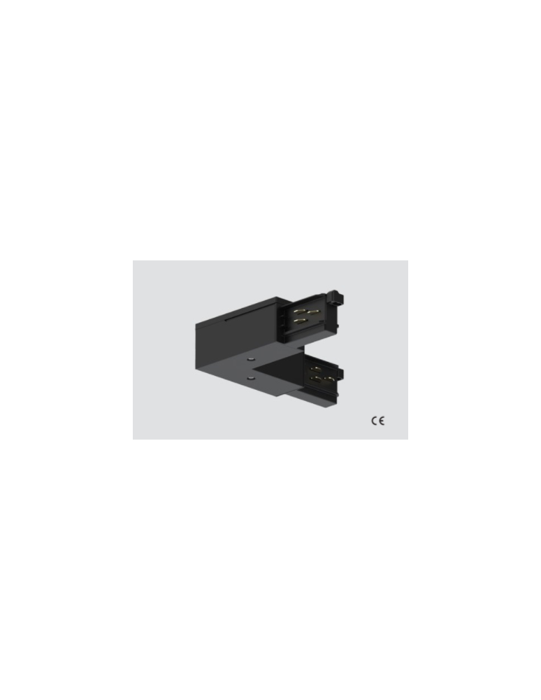 Accessories for 3 phase busbars - Stucchi External angle connector - type L black 9012/B - product kolory-swiatla.pl 1