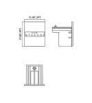 Accessories for 3 phase busbars - Stucchi rail cap white 9004/W - product 2