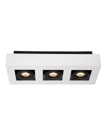 Lucide XIRAX sufitowa 3xGU10/5W LED 320L 3000K biała 09119/15/31
