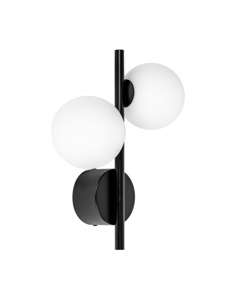 Wall lamps - UMMO DIPLO A black wall lamp / wall sconce DLA22000 - product kolory-swiatla.pl 1