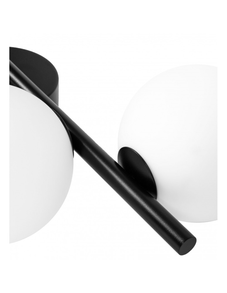 Wall lamps - UMMO DIPLO A black wall lamp / wall sconce DLA22000 - product kolory-swiatla.pl 4