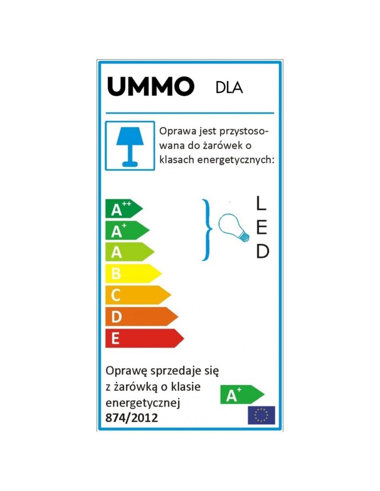 Wall lamps - UMMO DIPLO A white wall lamp / wall sconce DLA21000 - product kolory-swiatla.pl 6