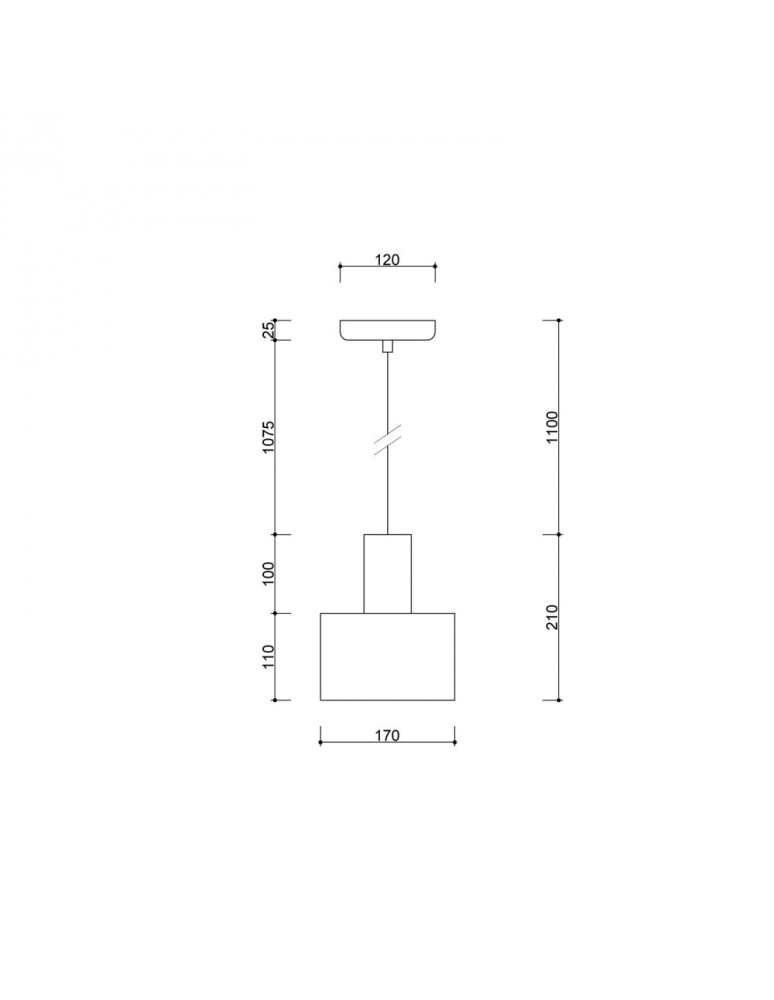 Pendant lamps - UMMO ENKEL 1 black ceiling pendant lamp EN1122P0 - product kolory-swiatla.pl 5