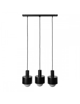 UMMO ENKEL 3 czarna sufitowa lampa wisząca EN3322P0