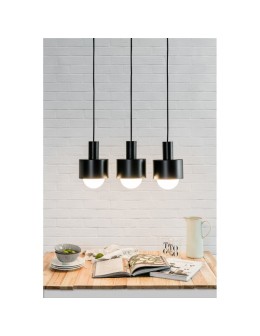 UMMO ENKEL 3 black ceiling pendant lamp EN3322P0 - product 2