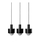 Pendant lamps - UMMO ENKEL 3 black ceiling pendant lamp EN3322P0 - product 4