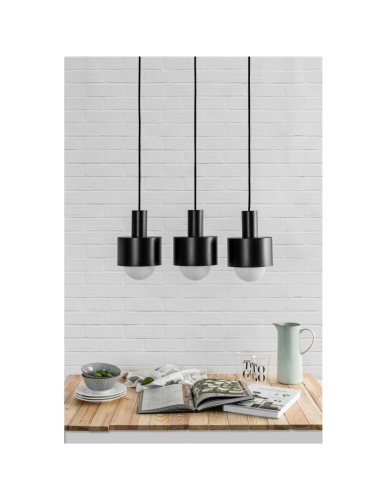 Pendant lamps - UMMO ENKEL 3 black ceiling pendant lamp EN3322P0 - product kolory-swiatla.pl 5