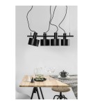 Pendant lamps - UMMO ENKEL 4 black ceiling pendant lamp EN4422P0 - product 2