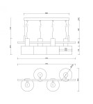 Pendant lamps - UMMO ENKEL 4 black ceiling pendant lamp EN4422P0 - product 8