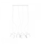 Pendant lamps - UMMO ENKEL 4 white ceiling pendant lamp EN4411P0 - product 1