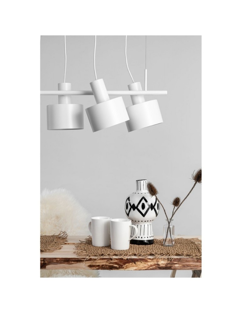 Pendant lamps - UMMO ENKEL 4 white ceiling pendant lamp EN4411P0 - product kolory-swiatla.pl 3