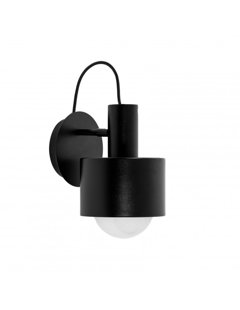 Scandinavian style wall lamps - UMMO ENKEL KINKETT black wall lamp / wall sconce ENK122P0 - product kolory-swiatla.pl 1