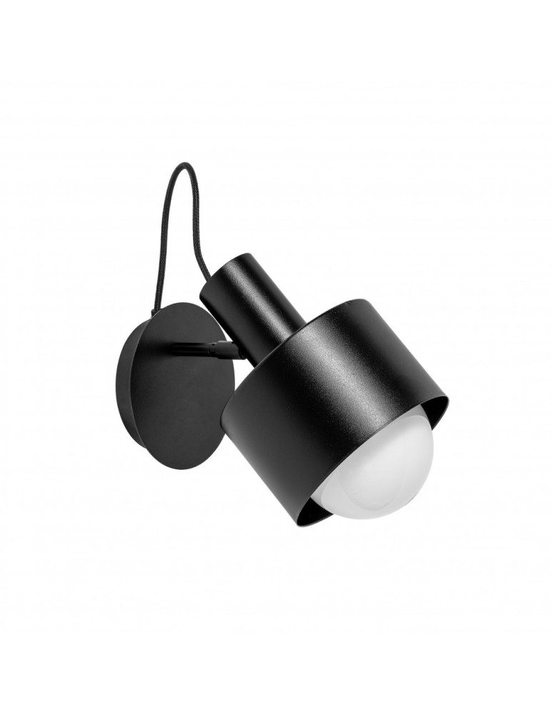Scandinavian style wall lamps - UMMO ENKEL KINKETT black wall lamp / wall sconce ENK122P0 - product kolory-swiatla.pl 4